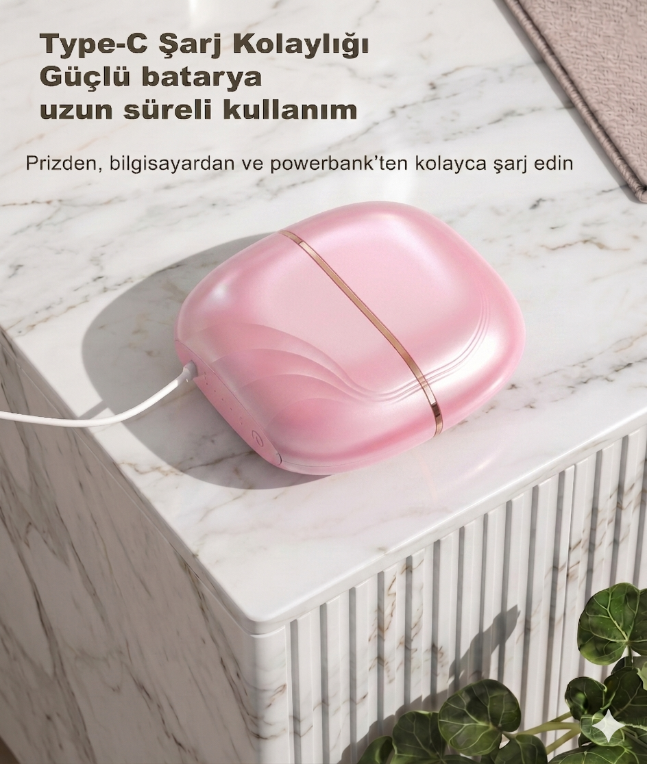 Düzleştirici Kompakt Tarak | Pembe